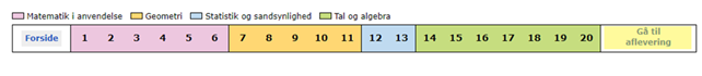 På billedet ses feltet Gå til aflevering, som eleven bruger til at afslutte prøven.