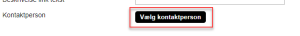 Billedet viser knappen Vælg kontaktperson, der fremkommer når du opretter et nyt system.
